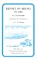 Report On Brunei In 1904: Mis Sea#74 (Ohio RIS Southeast Asia Series)