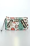 Betsey Johnson The Wristlet in Green Painted Python,Bags (Handbags/Totes) for Women