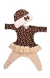 Fall Flowers Baby Sassy Dress (Small Infant 5-8 Pounds)