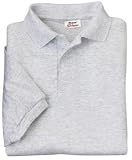 Hanes Stedman - 55-Ounce Jersey Knit Sport Shirt Ash-S
