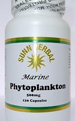Phytoplankton, Marine Phytoplankton, 500mg capsules for Increased Energy, Increased Mental Clarity, Increased Sense of Well Being - High in Plant protein and Source of Whole Food Antioxidant