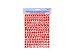 Forever In Time Scrapbook Stickers, Alphabets and Numbers, 5/8-Inch, 360 Per Package, 2 Sheets Per Package, Red
