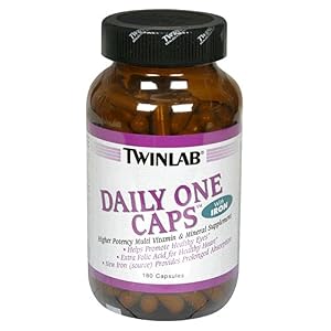 TwinLab - Daily One Caps with Iron, 180 capsules