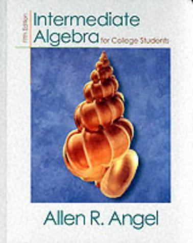 Intermediate Algebra for College Students