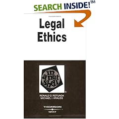 Legal Ethics in a Nutshell (Nutshell Series) (Nutshell Series)