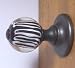 Two (2) 3rd Generation RoussoDesigns #3rdG03 Handmade WARDROBE, BIFOLD, FURNITURE and CABINET Size Knob Pulls. Three Dimensional Crystal Glass and OIL RUBBED BRONZE. Real Decor Accessories and not just “make do with knobs”