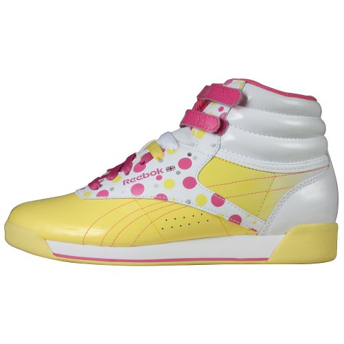 Reebok Freestyle Hi Liquid Spring Dots J04423-7.5
