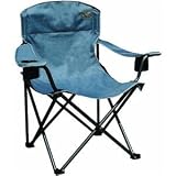 Quik Chair Heavy Duty 1/4 Ton Capacity Folding Chair with Carrying Bag (Grey)