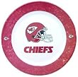 Kansas City Chiefs 4 Piece Dinner Plate Set - Football Sports Merchandise