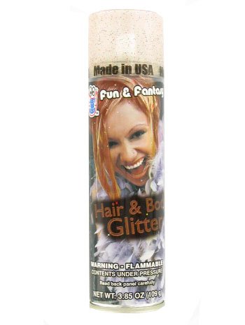 Multi Color Hair And Body Glitter Spray - ONE SIZE
