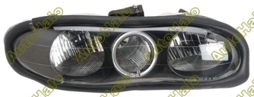 1998 - 2001 ( 1999 2000 ) / 98-01 ( 99 00 ) CHEVY CAMARO EURO HEADLIGHTS - BLACK - W/ HALO