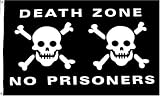 Pirate "Death Zone" Flag - 3 foot by 5 foot Polyester (NEW)