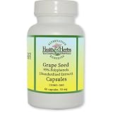 Alternative Health & Herbs Remedies Grape Seed 95% Polyphenols ( Standardized Extract) Capsules, 60-Count Bottle
