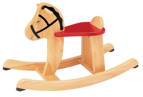 Childrens Toyshop  Toys : Wooden Rocking Pony