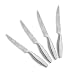 CulinHome Decor Collection 4-Piece Splash Steak Knife Set