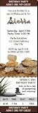 Spa Day Birthday Ticket Invitation