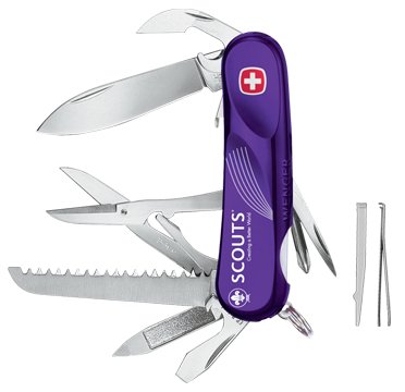 Wenger 16502 (1.018.092.327.X) Official World Scouts S18 Swiss Army Knife