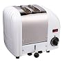 Dualit 2 Slice Toaster White 20248