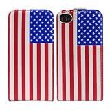 ****** VENTES FLASH ******** Pour APPLE IPHONE 4G 4S Housse coque �tui antid�rapant Drapeau Am�ricain Protection arri�re TENDANCE DESIGN ORIGINAL motif " Am�rique Magnifique USA " de couleur bleu rouge blanc noir motifs Etats-Unis stars stripes 100% compatible Smartphones Iphone4 4 S Iphone Siri 4GS 4 G ******* QUALIT� LUXE VERITABLE ********par Access-Discount