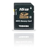 Toshiba 16 GB SDHC HighSpeed Speicherkarte, Secure Digital High Capacity (16GB SDHC Class 4 Card) CL4von "Toshiba"