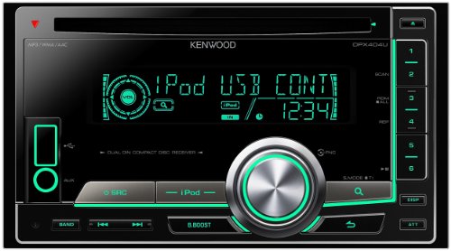 Kenwood DPX404U CD/MP3-Tuner (Doppel-DIN, Apple iPod-ready, USB 2.0) schwarz mit variabler Tastenbeleuchtung
