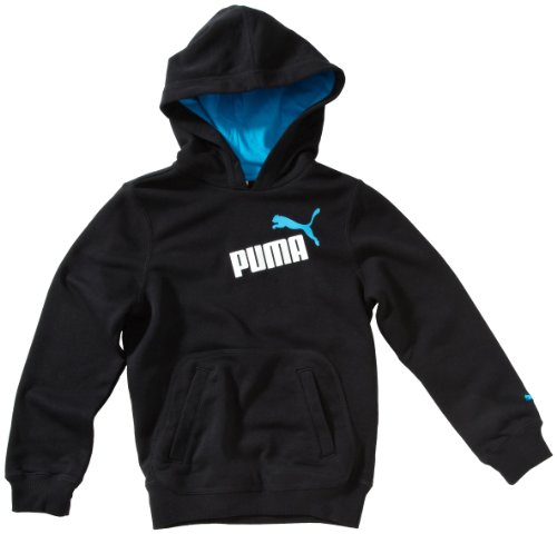 PUMA Jungen Pullover Hooded, black, 104, 819477 01 Preisvergleich