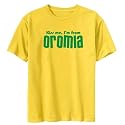 T-SHIRT YELLOW " KISS ME , I'M FROM OROMIA " ETHIOPIA