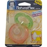 41B1O6YC0%2BL. SL160  Gerber Natural Flex Silicone Pacifier 2/ Pk   Pink and green