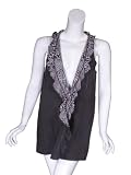 MISSONI Giorgia Ruffle Tunic Top in Black
