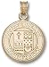 Sacred Heart Pioneers Solid 10K Gold Round Shield Logo Pendant