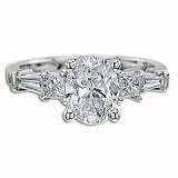 1.90 CT G/VS1 ENGAGEMENT DIAMOND 18K WHITE GOLD RING