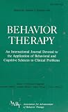 Behavior Therapy: An International Journal Devoted to the Application of Behavioral and Cognitive Sciences to Clinical Problems - Volume 22, Number 1, Winter 1991