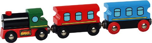Childrens Toyshop  Toys : BRIO 33648 Wooden Railway System: Wooden Passenger Train