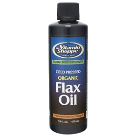 Vitamin Shoppe - Certified Organic Flax Oil, 16 fl oz liquid