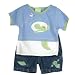 Baby : Newborn Boys CROC-O-RIFFIC Denim Short Set, 6/9M