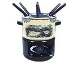 Johnson Brothers Friendly Village Enamel-on-Steel Fondue Set