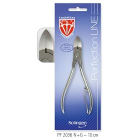 3 Swords - Nail Pliers Clippers - 10 cm, Steelwares are nickel plated matt, Quality: Made in Solingen