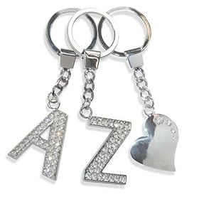 Fashion Angels Jewellry Collection - 'Rhinestone Key Chain, Letter E'