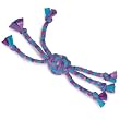 Dog Toy - Grriggles Fleecy Flinger Triples Dog Toy - Purple