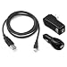 3 pcs USB ActiveSync Charger Kit for AT&T Cingular HTC Tilt 8925 TyTN II Kaiser / TyTN 8525 Hermes / 8125 / PPC6700 / Mogul XV6800 PPC6800 / T-Mobile Wing Herald Pocket PC Phone