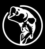 Bass Fish 6 x 8 Decal - Die Cutz