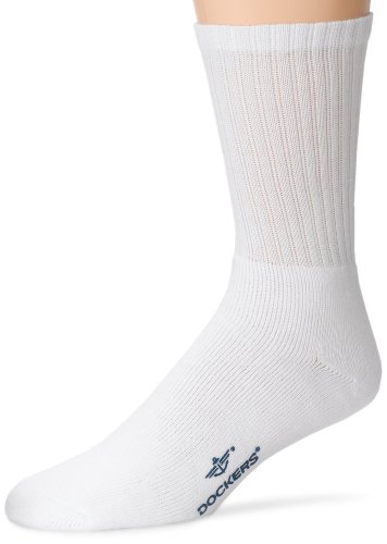Dockers Men's 6-Pack Athletic Crew Socks