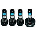 BT Synergy 4500 DECT Quad Digital Cordless Telephone with Answering Machine