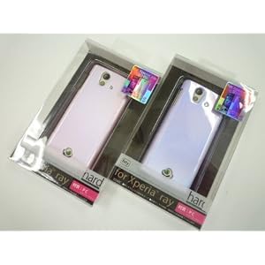 【クリックで詳細表示】Xperia ray レインボーケース/ブルー
