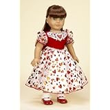 Hearts and Lace Dress. Complete Outfit with Shoes. Fits 18' Dolls like American Girl®