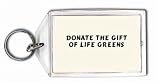 Donate The Gift Of Life Greens Keychain
