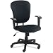Basyx VL620VA10 VL600 Series Mid-Back Swivel/Tilt Task Chair, Black