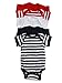 MoonTree Kids 5-Pack Bold Colors Bodysuit
