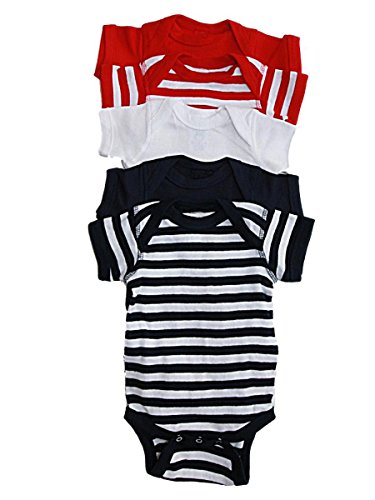 MoonTree Kids 5-Pack Bold Colors Bodysuit