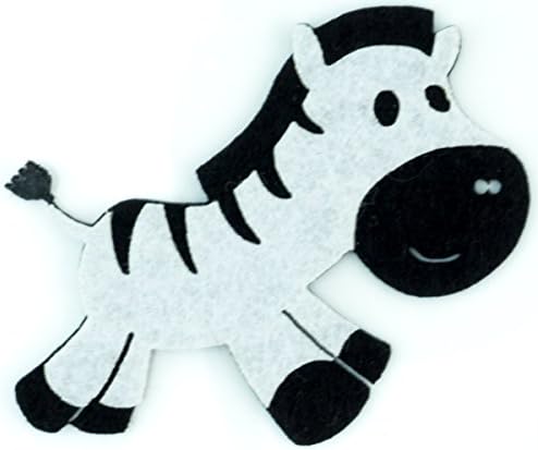 Zebra Applique Embroidered Sew Iron on Patch